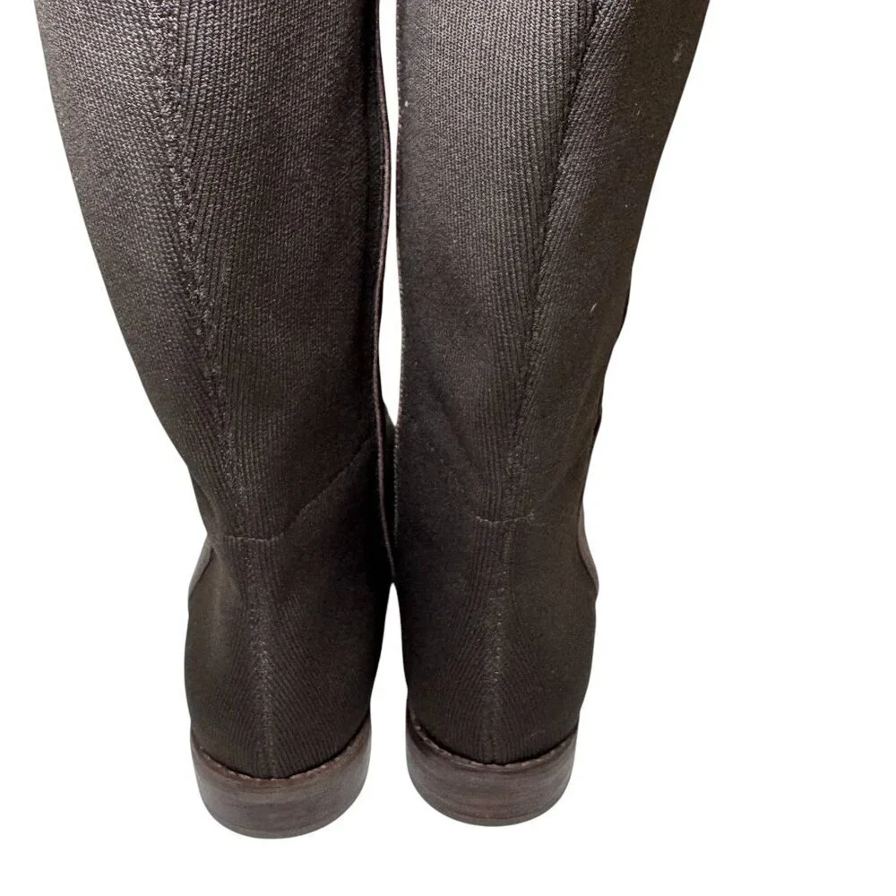 $249 Gentle Souls Kenneth Cole Emma Stretch Tall Boots Chocolate Brown 7.5 M NEW